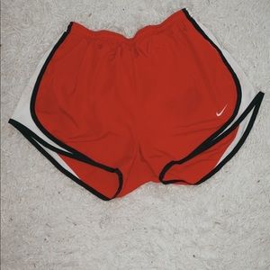 Red medium Nike shorts